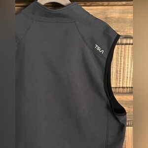 TESLA FLEECE VEST MENS MEDIUM GRAY
